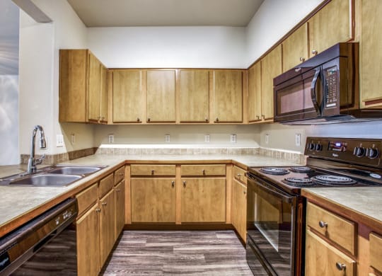 Hudson Miramont Apartments Model Kitchen