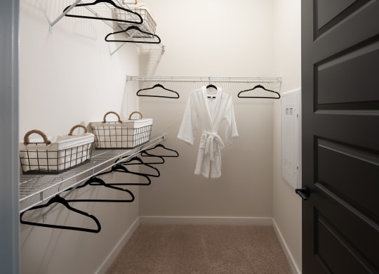 Alton East Model Unit Walk-in Closet
