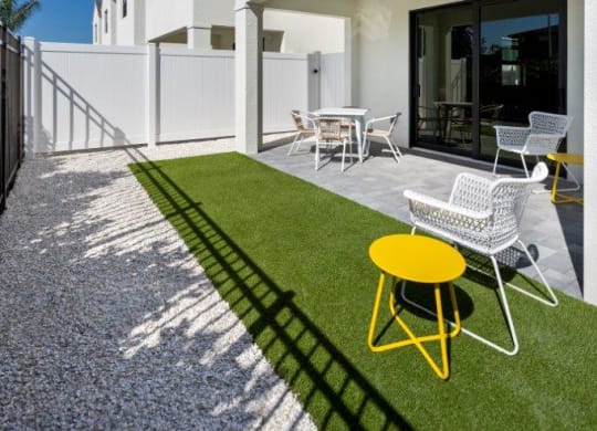 Altair by Soltura Private Patio and Yard