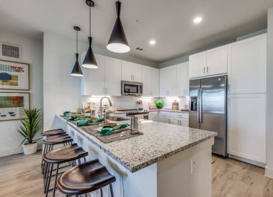 Aura Beacon Island Model Kitchen