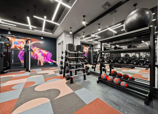 Aura Central Apartments Fitness Center