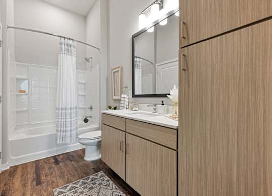 Avenue64 Luxury Apartments in O'Fallon, Missouri Model Bathroom
