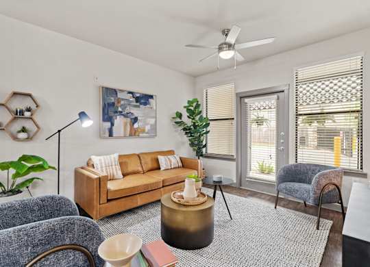 Axis Hamilton Apartments in San Antonio, Texas Model Living Room