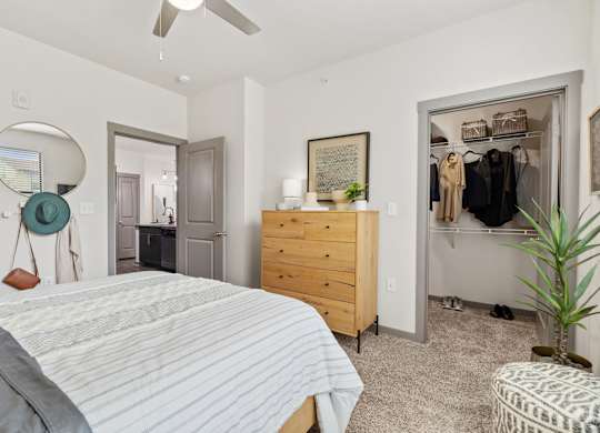 Axis Hamilton Apartments in San Antonio, Texas Model Bedroom