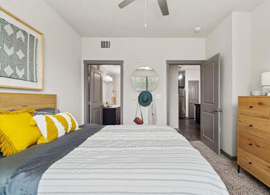 Axis Hamilton Apartments in San Antonio, Texas Model Bedroom