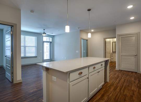 Alton Optimist Park Kitchen Island and Living Room