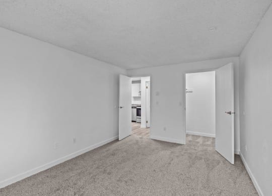BRIX Apartments Model Bedroom with Walk-In Closet