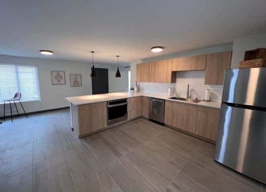 BRIX Apartments Clubhouse Kitchen