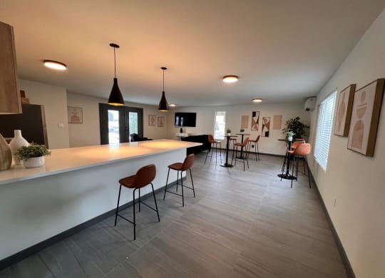 BRIX Apartments Clubhouse Kitchen
