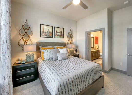Cromwell at Plum Creek Apartments Model Bedroom