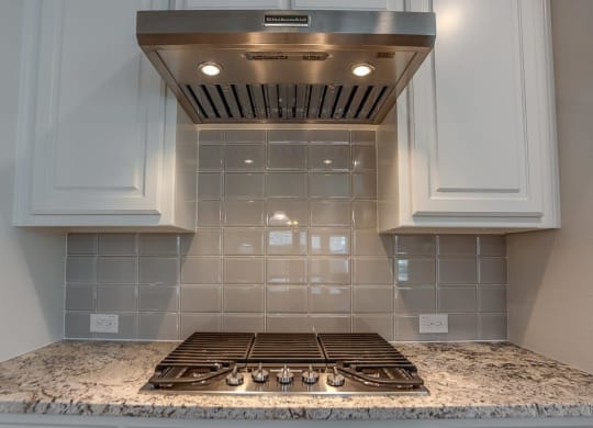 Cottages at the Realm Kitchen with Gas Stove