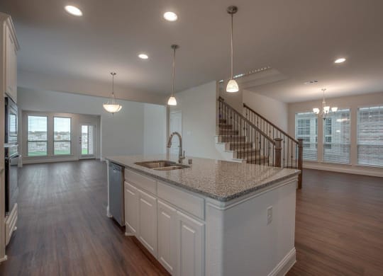 Cottages at the Realm Kitchen with Island