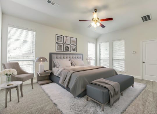 Cottages at the Realm Model Bedroom