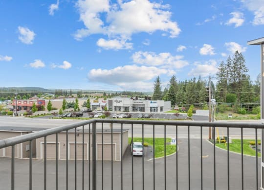 Dakota Flats Apartments in Spokane, Washington Private Balcony