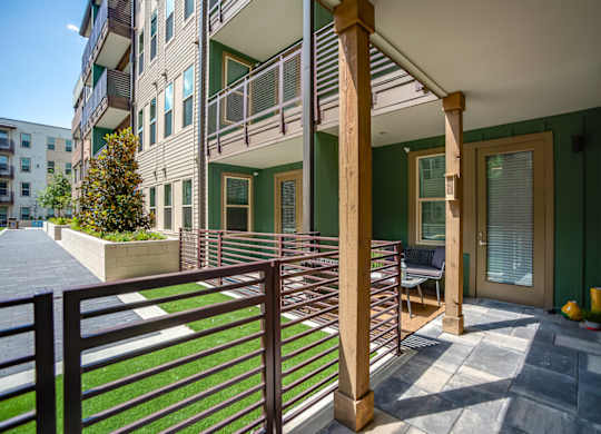 Private Patio at Discovery at The Realm, Texas, 75056