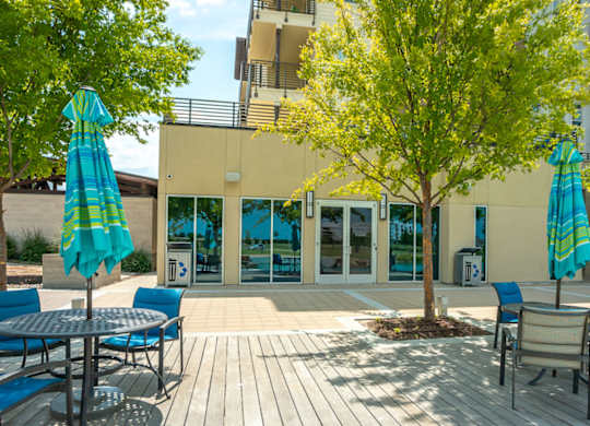 Outdoor Patio at Discovery at The Realm, Lewisville, 75056