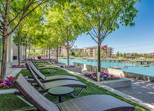 Poolside Patio at Discovery at The Realm, Lewisville, 75056