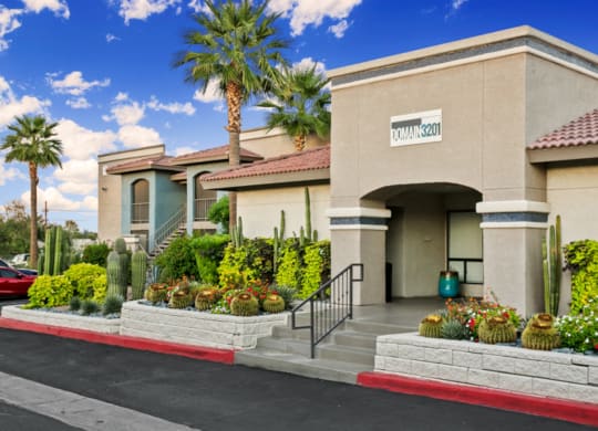Domain 3201 Clubhouse Exterior and Entrance