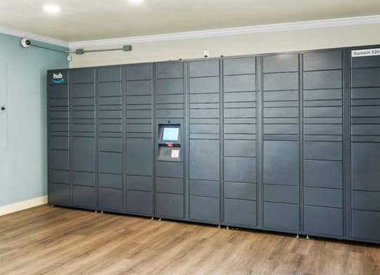 Domain 3201 Apartments Package Lockers