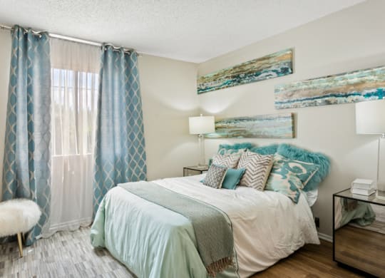 Domain 3201 Apartments Model Bedroom