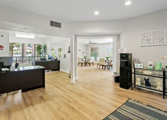 Domain 3201 Apartments Leasing Office and Lobby