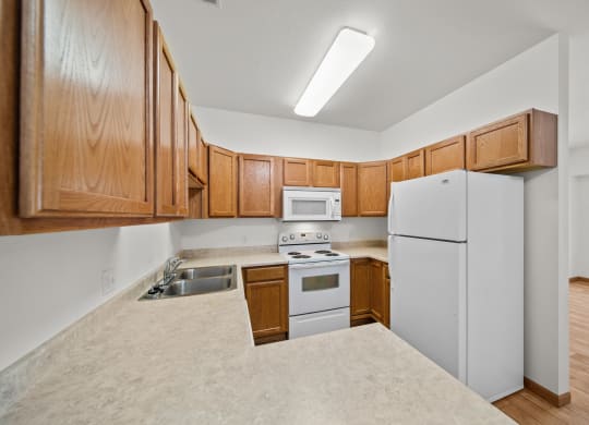 Remington Village Apartments Vacant Kitchen