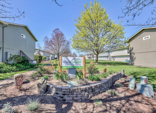 Evergreen Townhouses Monument Sign