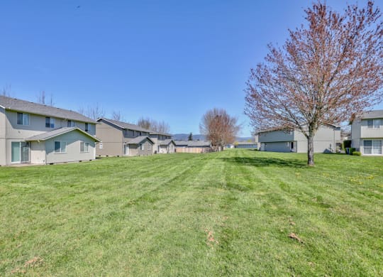 Evergreen Townhouses landscaping