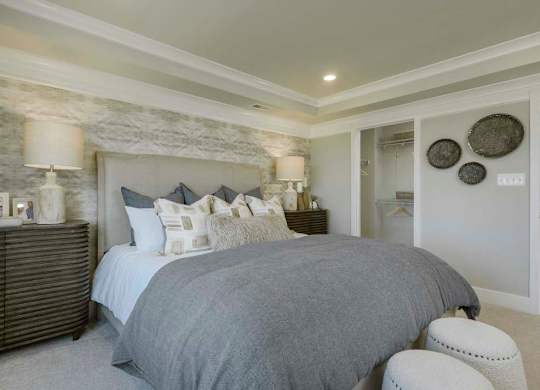 EVOLV at Stonehaven Townhomes in White Plains, Maryland Model Bedroom