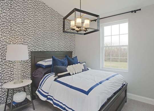EVOLV at Stonehaven Townhomes in White Plains, Maryland Model Bedroom
