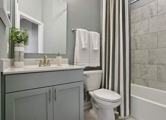 EVOLV at Stonehaven Townhomes in White Plains, Maryland Model Bathroom