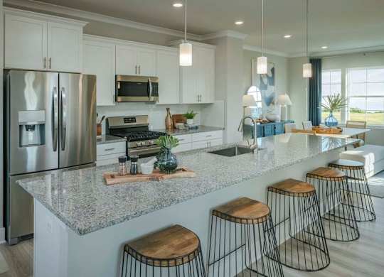 EVOLV at Stonehaven Townhomes in White Plains, Maryland Model Kitchen