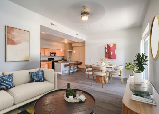 The Boulevard Model Living Room