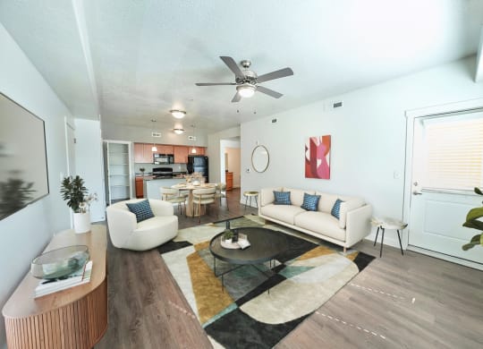 The Boulevard Model Living Room