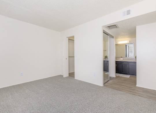 Fox Point Apartments in Tucson, Arizona Bedroom with Attached Bathroom