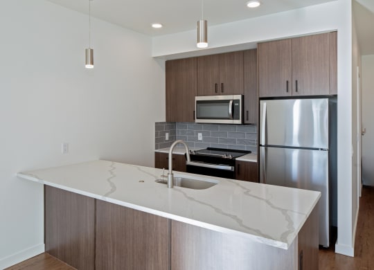 The Gabe Apartments in Portland, Oregon Kitchen