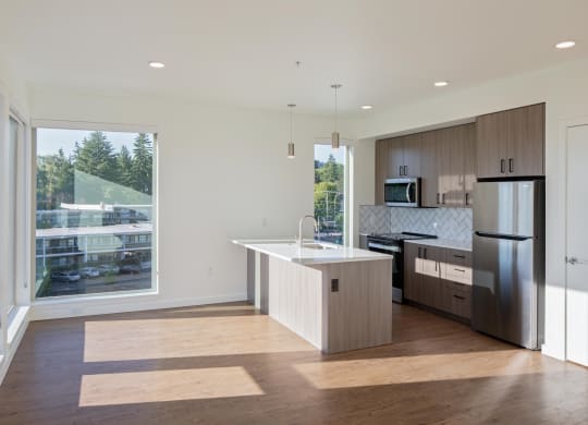 The Gabe Apartments in Portland, Oregon Kitchen