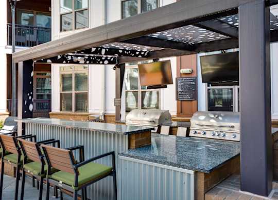 Alton Optimist Park Outdoor Grilling Area