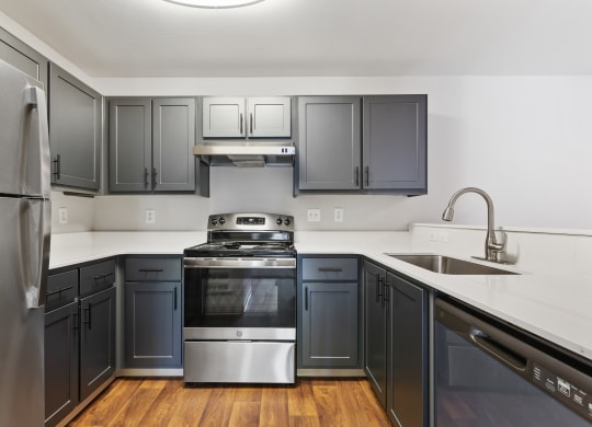 Hanover Apartments Model Kitchen