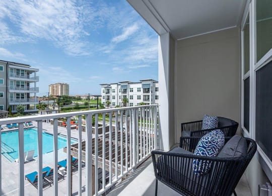 a balcony or terrace at caribe resort 1213b condo