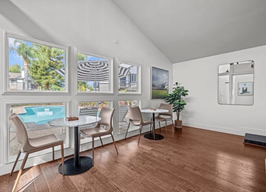 Hazel Ranch Apartments in Fair Oaks, California Clubhouse Lounge