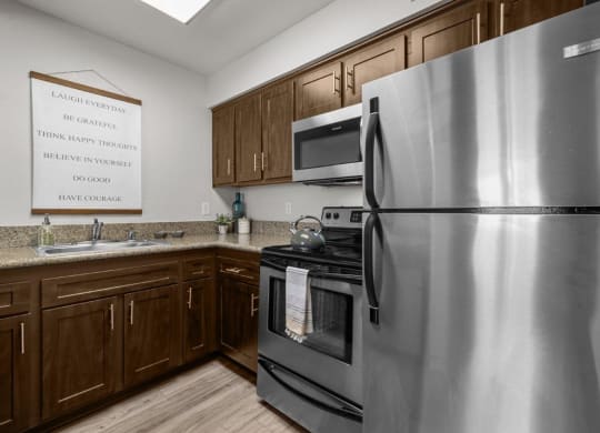 Hazel Ranch Apartments in Fair Oaks, California Model Kitchen