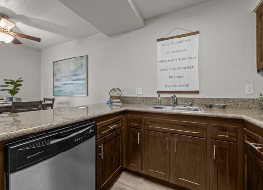 Hazel Ranch Apartments in Fair Oaks, California Model Kitchen