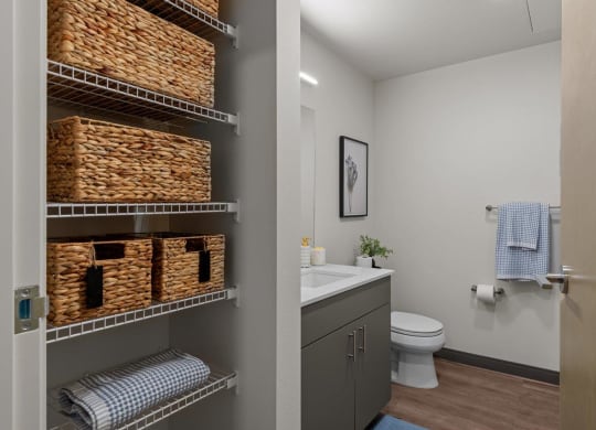 Model Bathroom at Ironside Apartments, Spokane , Washington