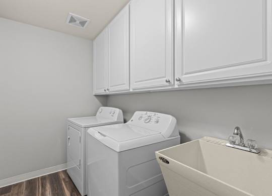 Keeler's Corner Apartments in Lynnwood, Washington Laundry Room
