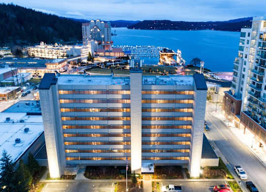 Tall Buildings at Lake Tower, Coeur d'Alene, ID