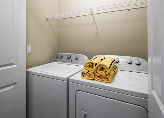 Latitude Apartments and Townhomes Laundry Closet