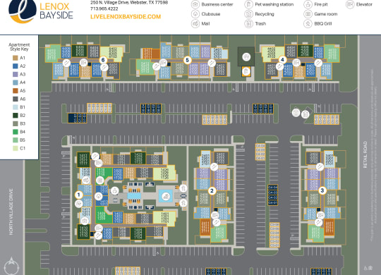 Lenox Bayside Site Map