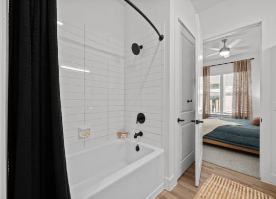 Bathroom With Bathtub at Lenox Burnet, Texas