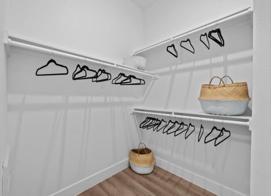 Walk-In Closet at Lenox Burnet, Austin, TX 78757
